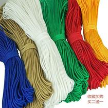 Nylon rope binding rope clothesline wear-resistant polypropylene rope outdoor woven rope hand-made curtain drawstring color