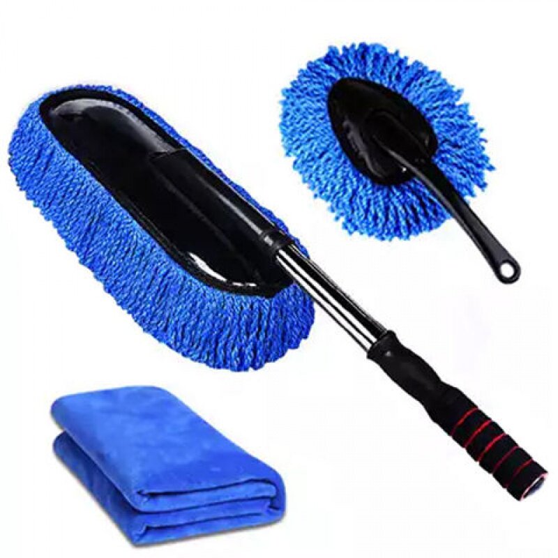 Auto Supplies Retractable Waxing Mop Dust Removal Car Scrub Mop Car Wash Brush Car Brush Cleaning Tool