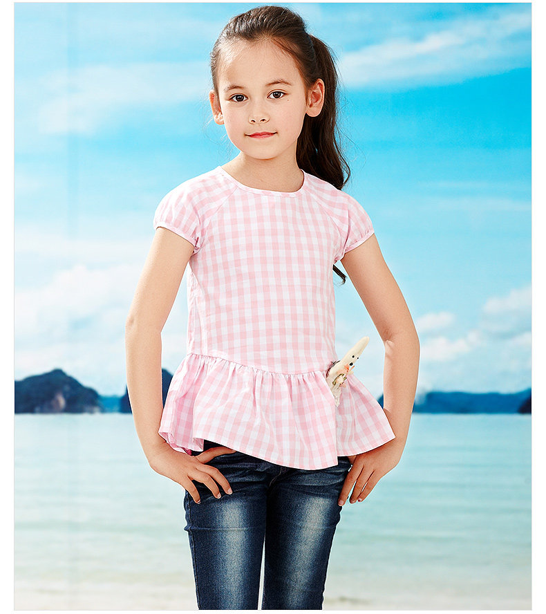 Chemise fille XZXDD à manche courte - Ref 2084495 Image 19