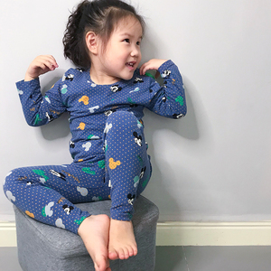 儿童秋衣秋裤纯棉内衣套装