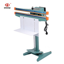 PFS-350×2 aluminum frame foot sealing machine with upper and lower heating thick plastic aluminum foil bag sealing width 8mm