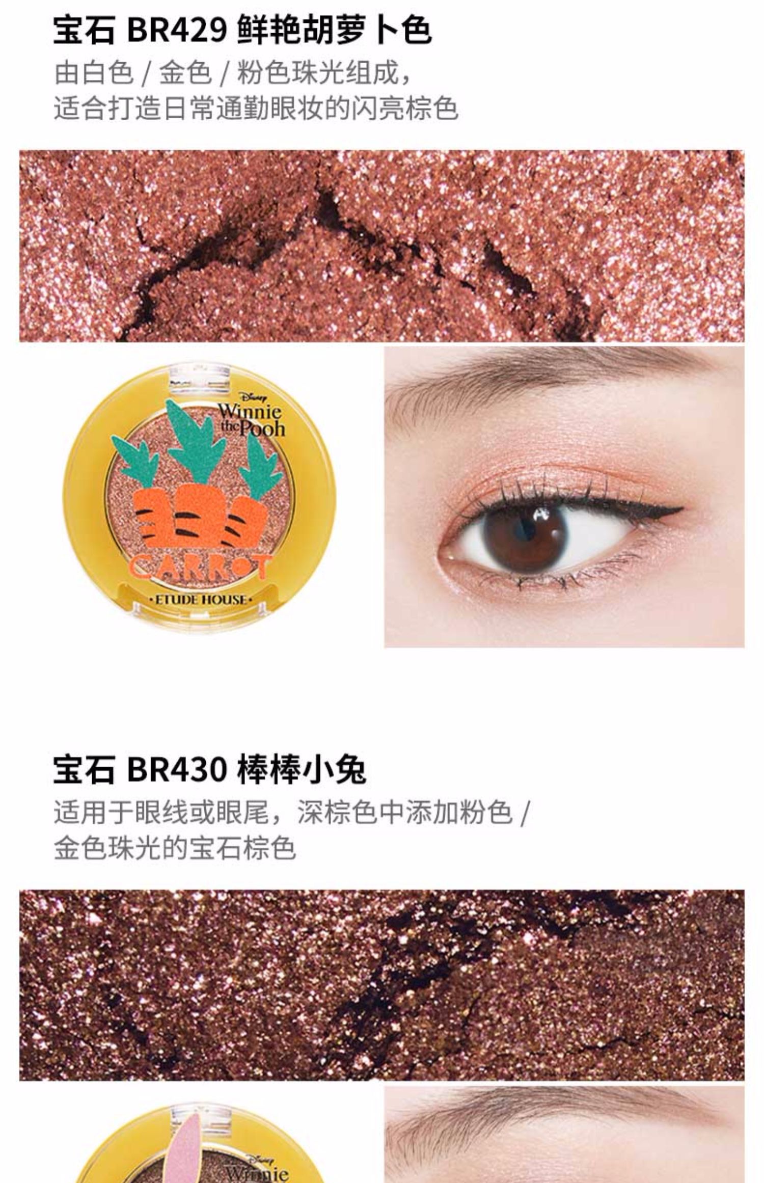 Yidi House Piggy Pijie Phiên bản giới hạn Focus Alum Monochrom Eye Shadow Chính thức Sản phẩm mới chính hãng - Bóng mắt phấn mắt zeesea