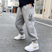 Boy sports pants Korean version casual spring and autumn outside wearing 2021 new autumn clothes children long pants boy handsome tide