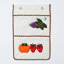 Wall-mounted storage bag fabric wall hanging bag storage bag hanging pocket storage bag