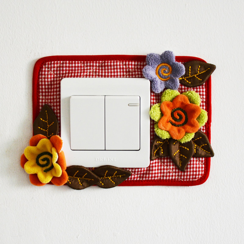 New Year's Clothing Switch Wedding Room Pass Wallfires Stereo Switch Pass (stereo flower)