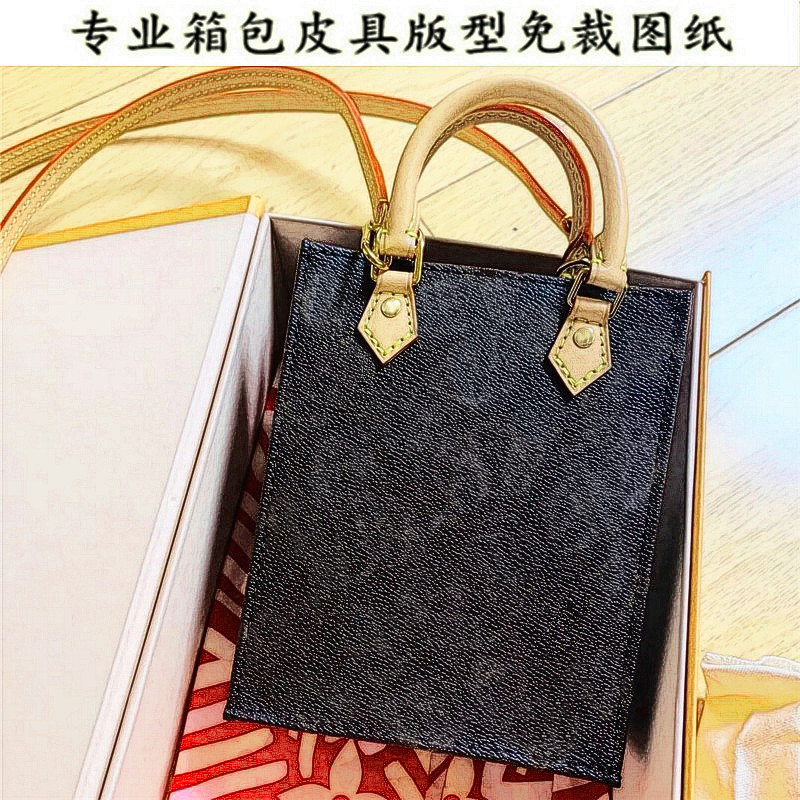 mini hand multi-clamping package typographic drawings nano musical notation bag paper Getty shopping bag paper-like inclined cross diy customization