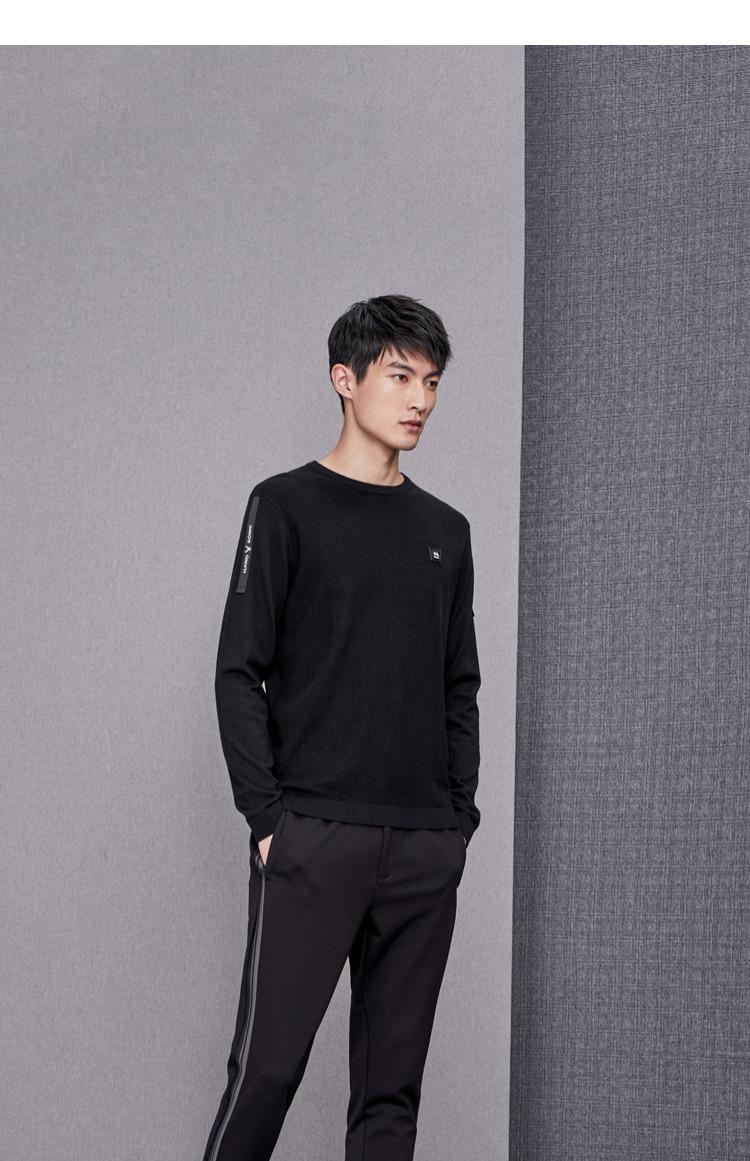 Áo len cổ lọ màu đơn sắc của HLA / Haicang blazer nam