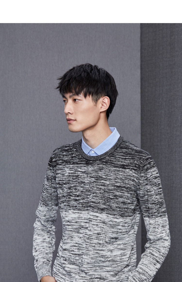 Áo len cổ lọ thời trang cổ điển HLA / Haicang blazer nam