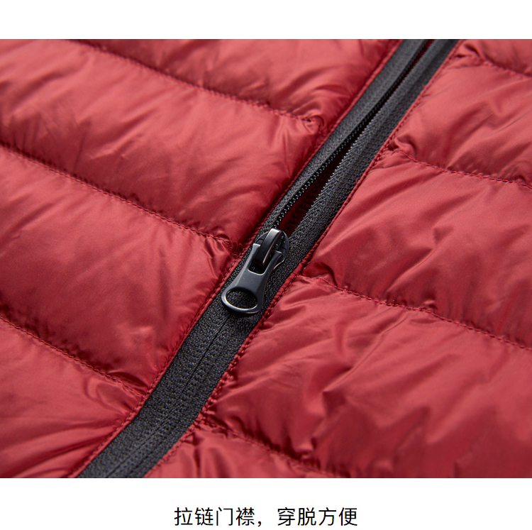 海澜之家 商场同款 男士轻薄立领保暖羽绒服 90%含绒量 图9