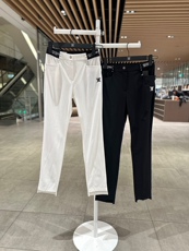 Кожа одежды anew高尔夫服装女士24夏款纯色直筒冷感运动休闲长裤golf韩国代购 0001