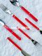 Medium-style Western restaurant knife and fork spoon 304 tableware fruit fork dessert spoon souvenir