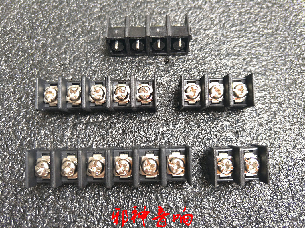 2-bit 3-bit splicable socket pin pitch 7 62MM connector connector terminal block black 10 starting shots