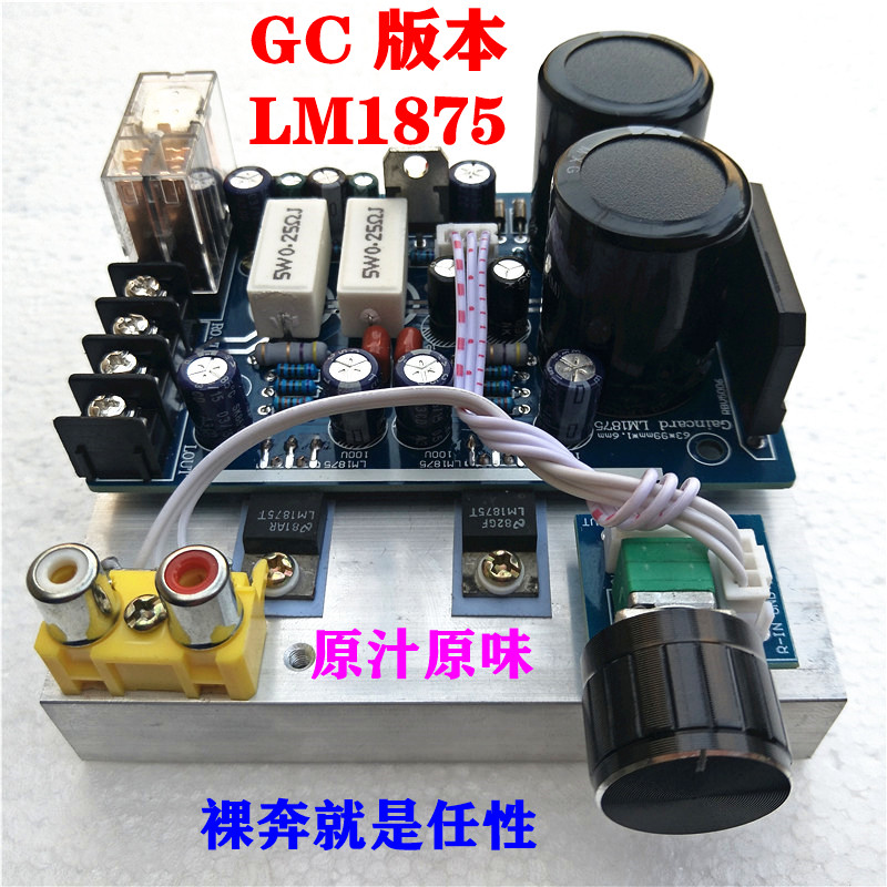 LM1875 amplifier board Evil spirit boutique GC listening-resistant version hifi bile exceeding 1969 LM3886 voice emperor