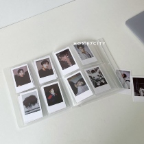 Clapping up to three inch five inch photo album chasing star card large capacity transparent frosted shell can put up to 288 images