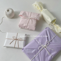 ins gift packing rope diy handmade hemp rope red and white cotton thread girl heart strap handmade material gift rope ribbon