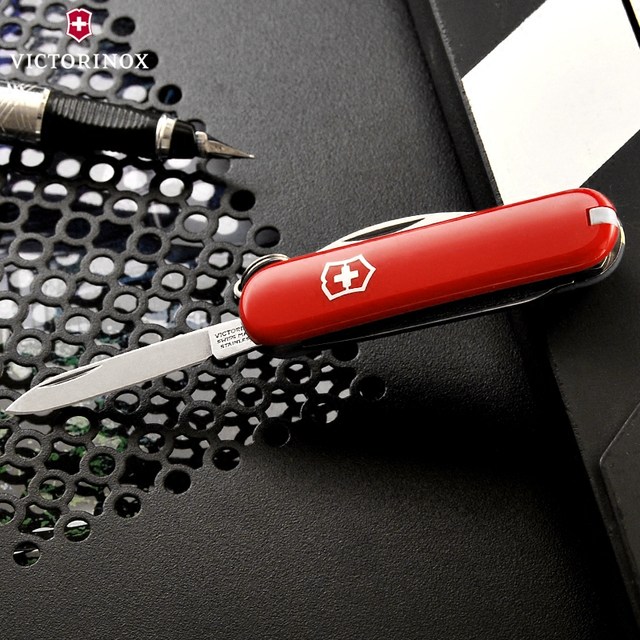 Swiss Army Knife Authentic Swiss Knife Victorinox 58mm Singer 0.6163 Red Multi-Function Knife Gift Knife