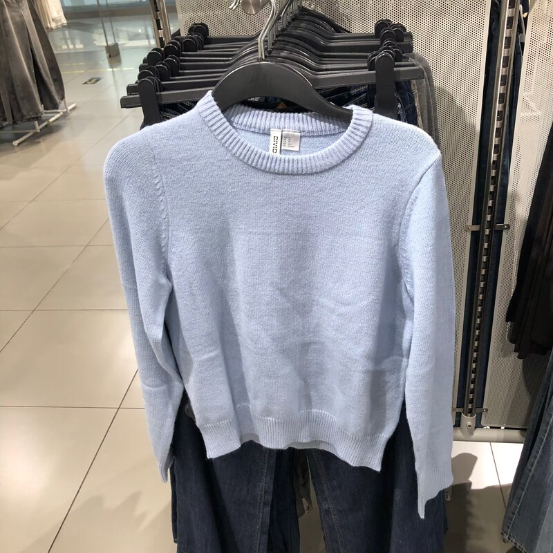 H Brand Genuine Women's Clothing 26 Autumn New Versatile Soft Knit Round Neck Pullover 1352161 H Brand Genuine Women's Clothing 26 Autumn New Versatile Soft Knit Round Neck Pullover 1352161