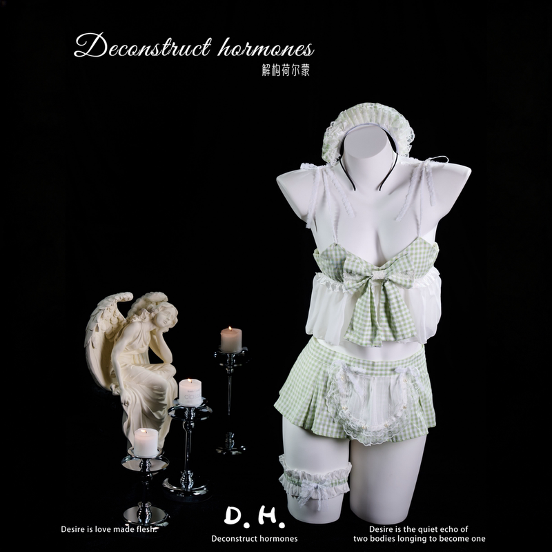 Deconstructed Hormones, the "Wizard of Oz," Light Green Lingerie, Qqny, Sexy, Emotional, Cute Set, Sweet Plaid Deconstructed Hormones, the "Wizard of Oz," Light Green Lingerie, Qqny, Sexy, Emotional, Cute Set, Sweet Plaid