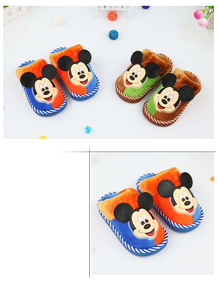 Chaussons enfants en suède pour hiver - semelle caoutchouc - Ref 1024359 Image 32