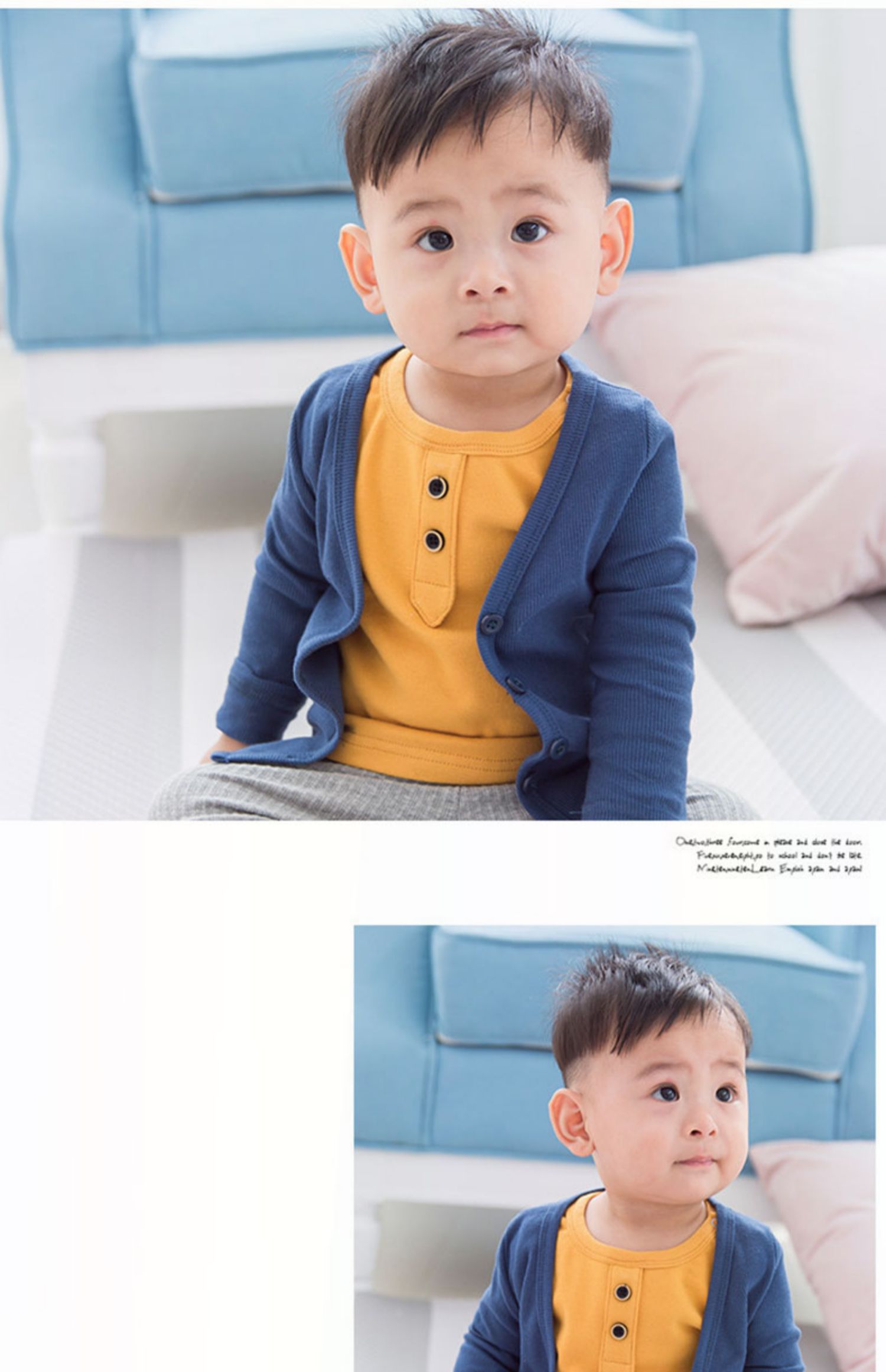 Quần áo sơ sinh cho bé sơ mi cardigan đầu thu nam nữ áo len trẻ em áo mỏng mùa xuân 0-3 tuổi - Áo khoác áo chống nắng bé gái cao cấp