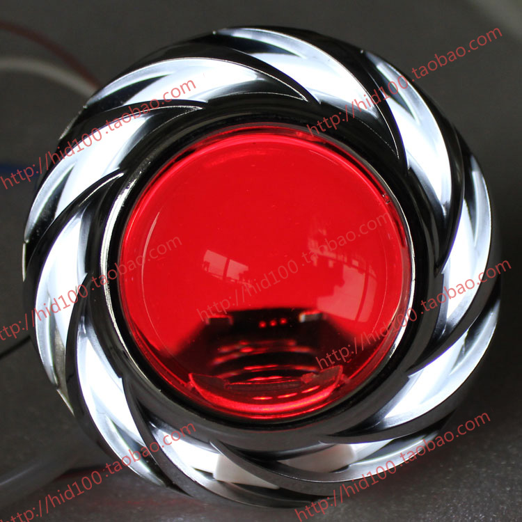 Xe máy đôi ống kính xenon ánh sáng ma quỷ mắt ống kính động cơ mắt thiên thần 2.5 bánh xe nóng đèn xe wave rsx