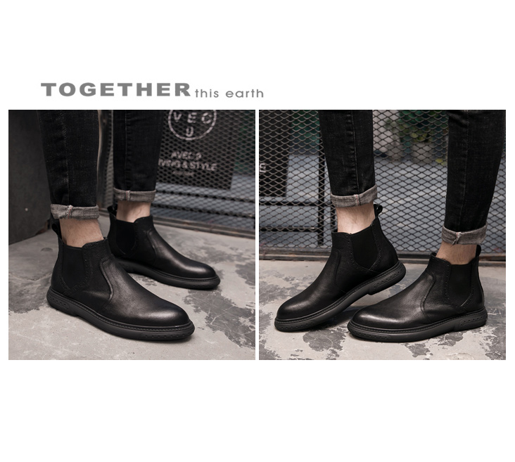 Giày nam mùa đông 2018 retro Martin ủng nam triều cao hoang dã giày lười nam lacoste
