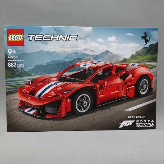 Lego Technic Series 42235 Ferrari 488 Pista Sports Car Building Block Toy for Boys Lego Technic Series 42235 Ferrari 488 Pista Sports Car Building Block Toy for Boys
