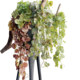 Terrihui simulated European version of crabapple leaf handle bunch wall hanging vine
