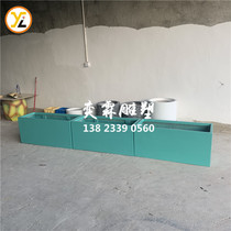 Manufacturer customized rectangular GRP flower pot mall hotel florator municipal flower pot plant planting box