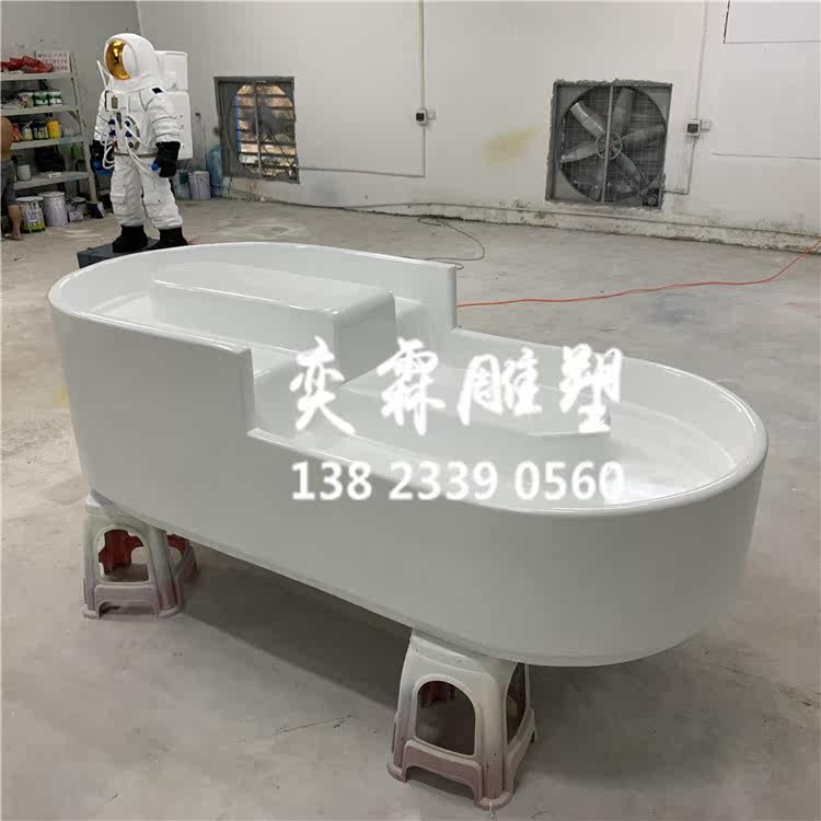 Customized fiberglass washbasin sculpture Bathroom theme fashion special-shaped washbasin European style washbasin with mold