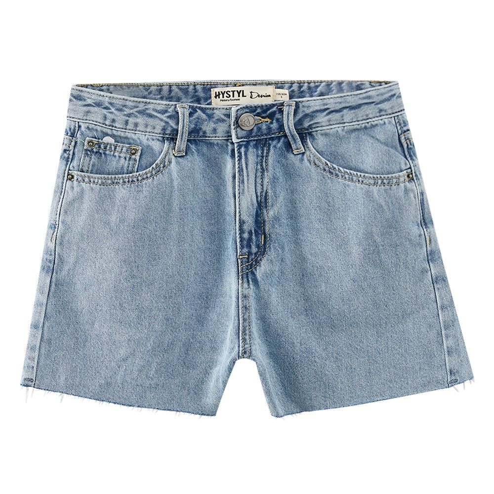 Metersbonwe denim shorts women's summer new loose women's thin personality rough edge tide 254916
