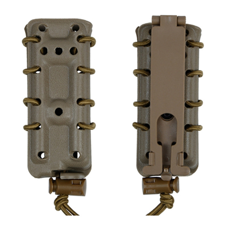 UMP45 elastic rope quick pull-out sleeve 9MM cartridge clip box short sword second-generation play jacket MOLLE waist seal accessory box