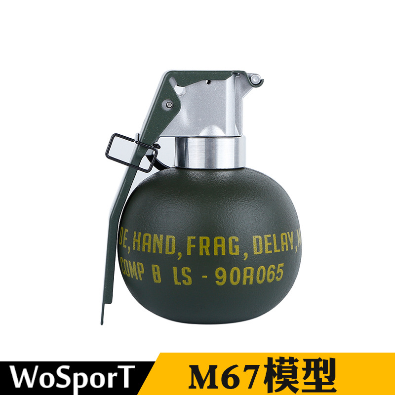 WoSporT factory direct sales M67 model outdoor special accessories dress up military fans tactical grenade model