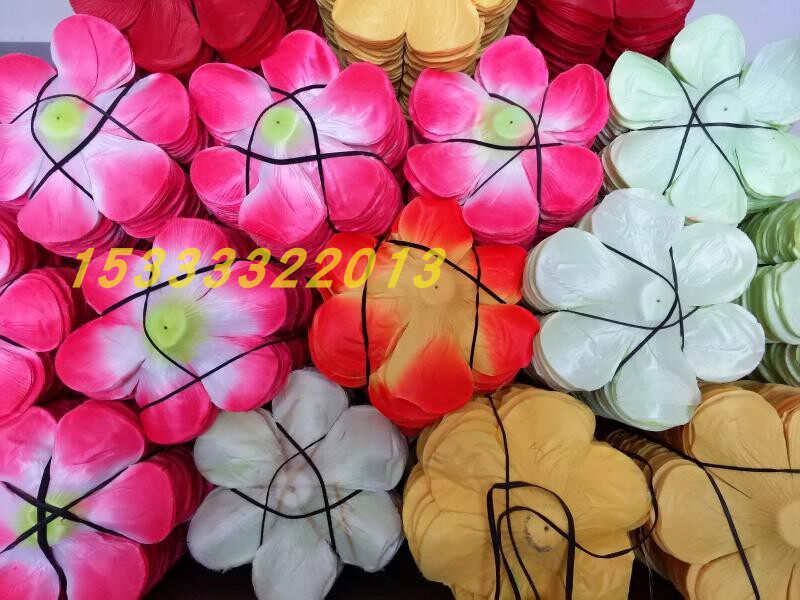 Funeral Supplies Flower Circle Material Silk Flowers Bouquet Emulation Flowers 13 Cm Wood Cotton Manufacturer Wholesale White Matter