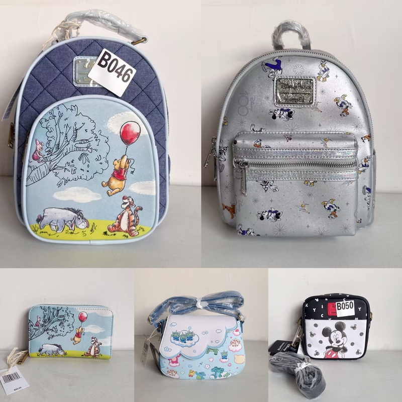 Foreign Trade Bargain! Cartoon Cute Anime Merchandise D Brand Collaboration Fashion Backpack Wallet Crossbody Bag