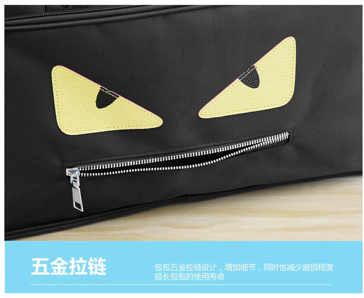 Tide little monster túi du lịch Túi tote Túi thể thao Túi thể thao cho nam và nữ Túi đeo vai không thấm nước