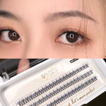 racheel false eyelash fishtail with new hand graft single-cluster natural air dovetail fairy eyelash eyelash