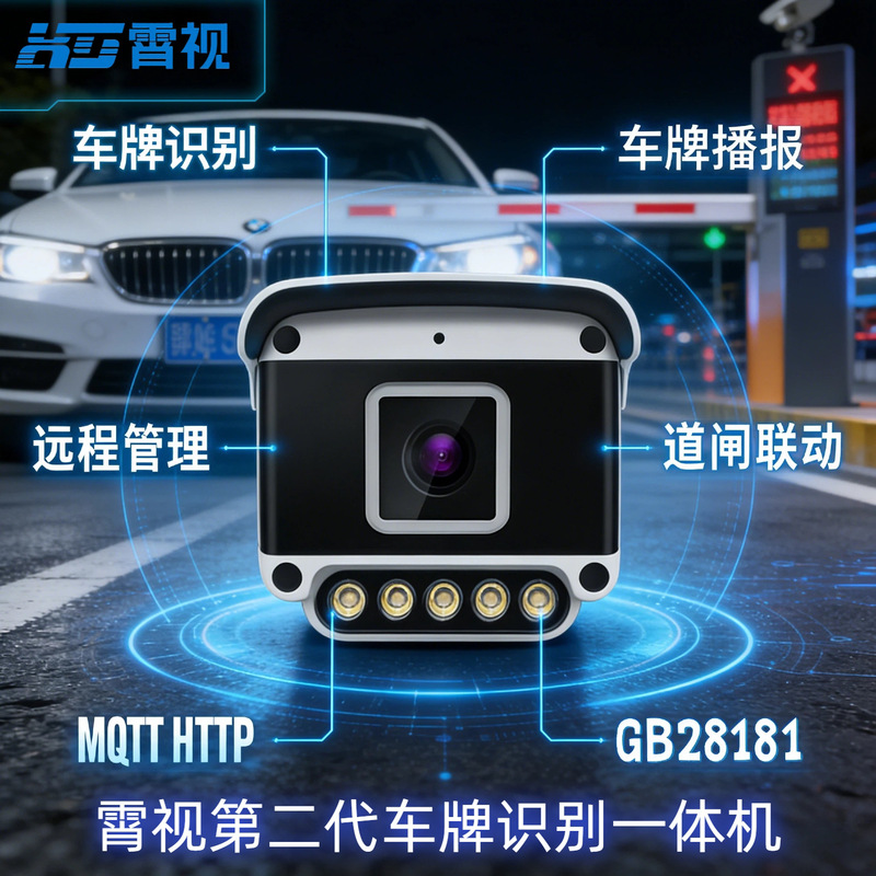 License Plate Recognition and Capture Secondary Development Sdk with Voice Announcement of License Plate Number, Barrier Gate Linkage, Wifi4G Remote Management