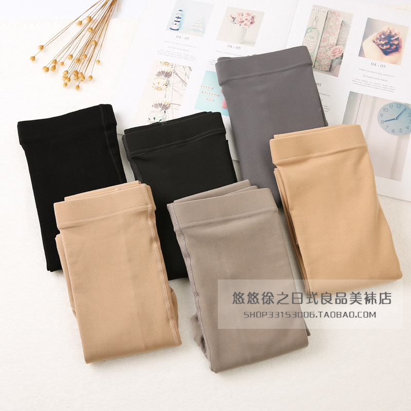 Micro-pressure matte velvet black pants socks pants spring and autumn thickened 300D thin fleshy pantyhose