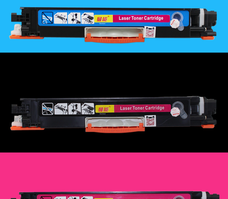 Manneng cho hộp mực máy in màu Canon LBP7018C CANON LBP7010c Dòng hộp mực CRG329 hộp mực đen BK C Y M - Hộp mực