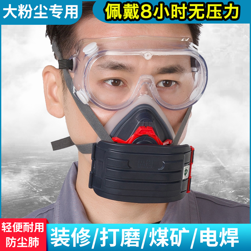 Si Chuang dust mask industrial dust washable silicone pneumoconiosis coal mine special site dust mask filter cotton