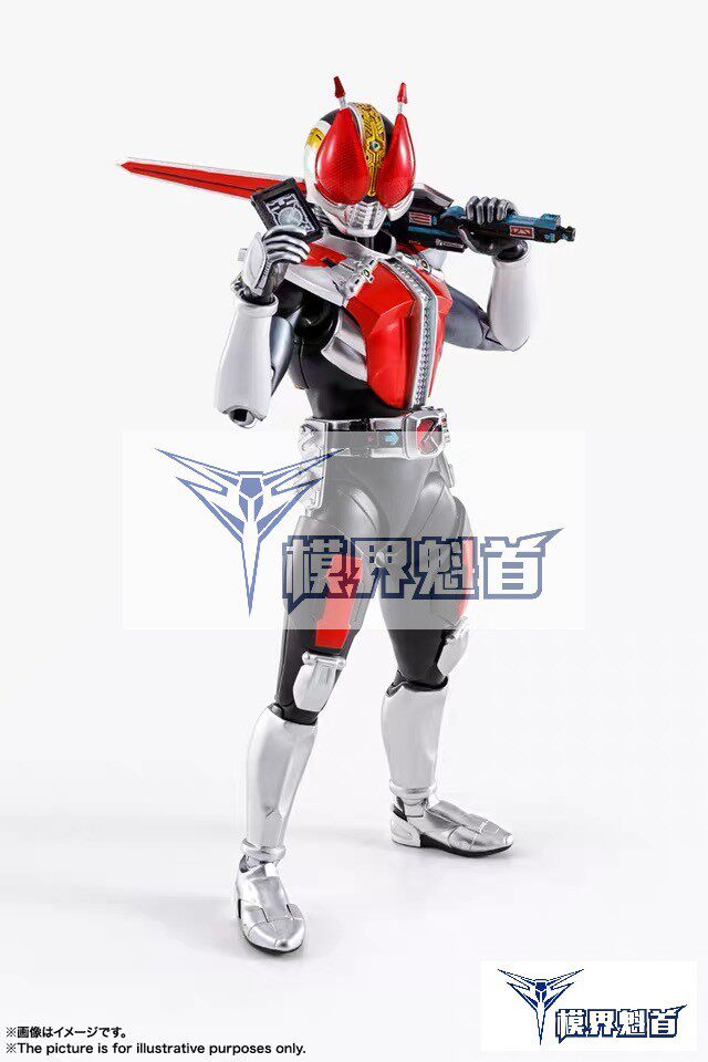 SHF Electric King Real Bone Sculpture Fake Face Rider Day Edition Bandai's Den-O Holy Sword Holy Gun Shape