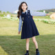 Girls suit dress 2022 spring children's clothing shirt strap skirt Western style college style pleated skirt two-piece set