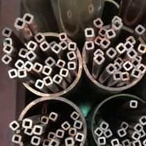 T2 copper square tube 10mm*10mm*1 5mm square copper tube heterosexual tube Pure copper copper square tube