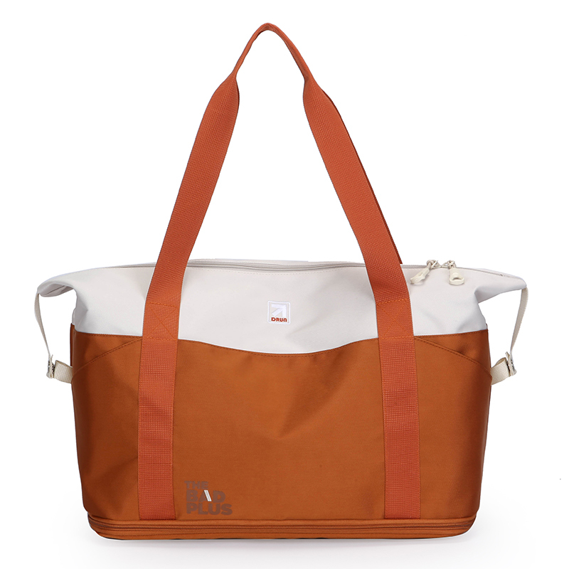New Fitness Color-Blocked Travel Bag, Large Capacity, Waterproof, Business Trip, Fitness, Maternity Storage Bag, Expansion Set, Trolley Case