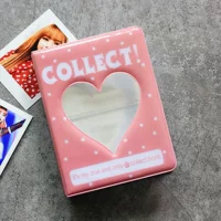 3-дюймовый фотоальбом Polaroid Hollow Heart [нежный розовый]