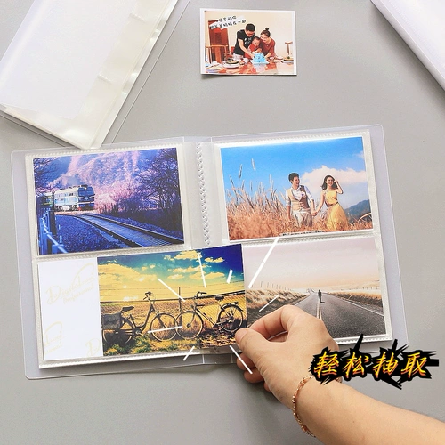 Simple Album Student Book Collection 4 5 6 8 9 -дюймовый большой 7 проходных пластиковых фотографий.