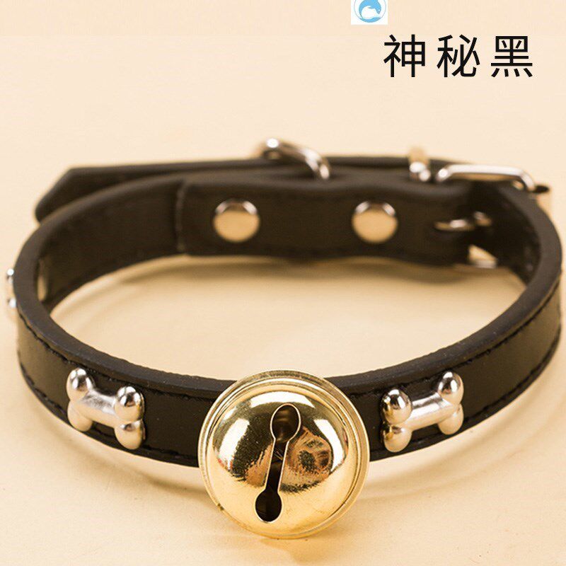 Lightning Hanging Dog Bell Collapse Large Dog Delicious Pet Neck Circle Teddy Circle Small Dog Collar