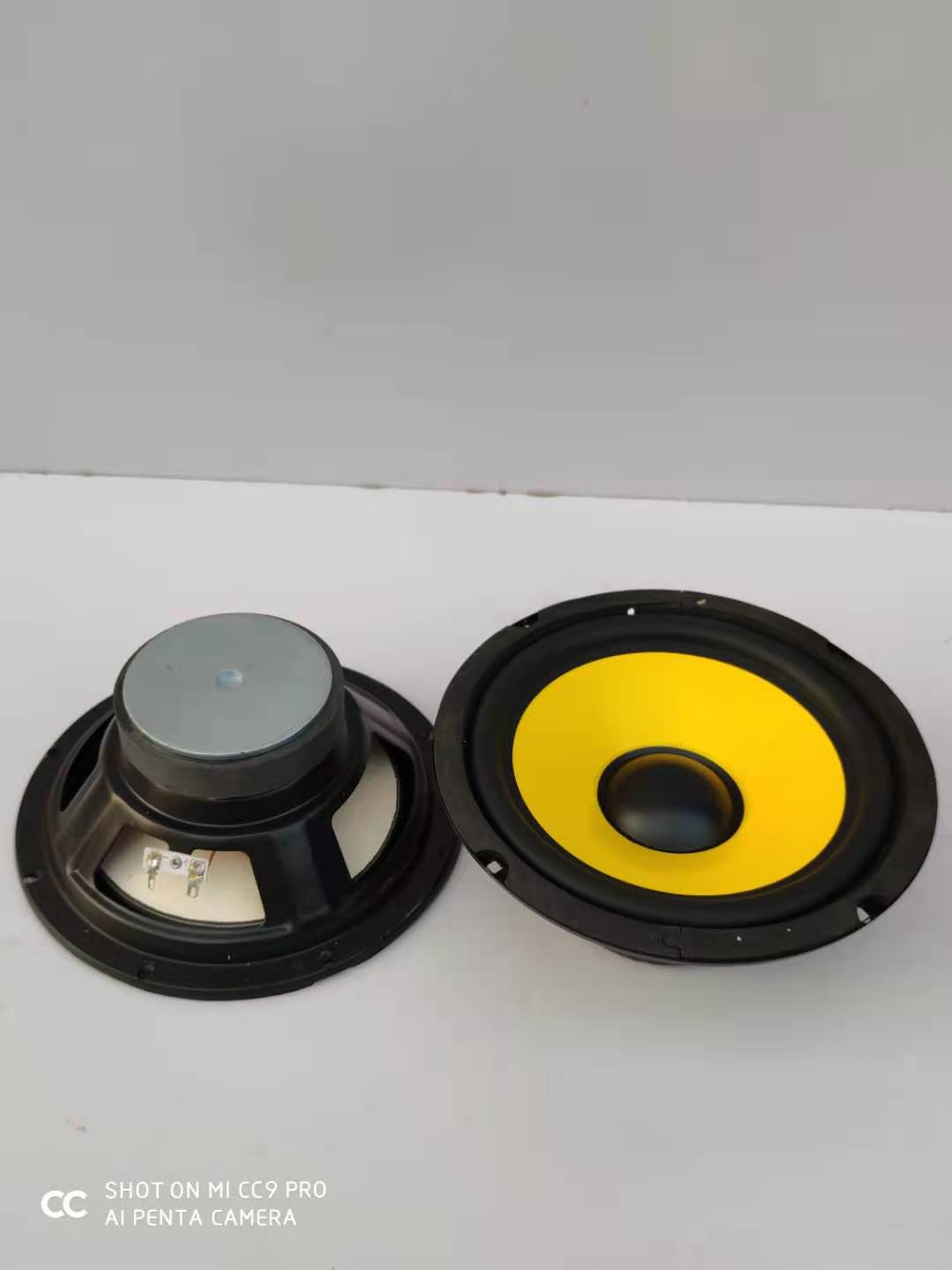 Factory Processing Appearance Defective 8 Inch Yellow Basin Speaker 8 Inch Speaker and Speaker Woofer
