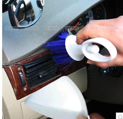 Car air conditioning outlet cleaning brush instrument panel soft brush car interior cleaning supplies tools